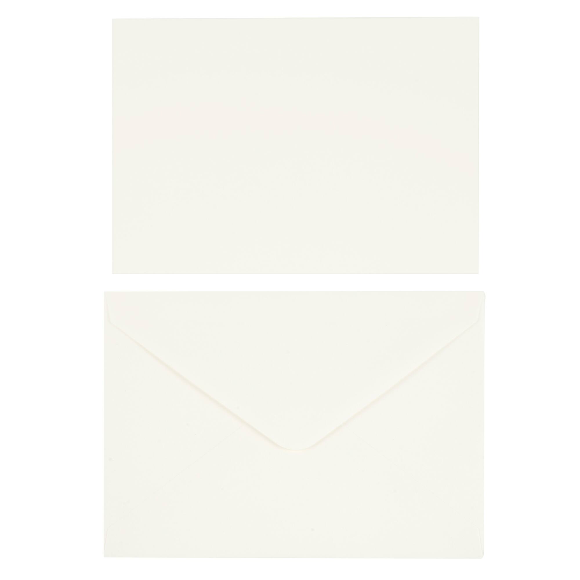Ivory Flat Cards & Envelopes by Recollections™, 5" x 7"